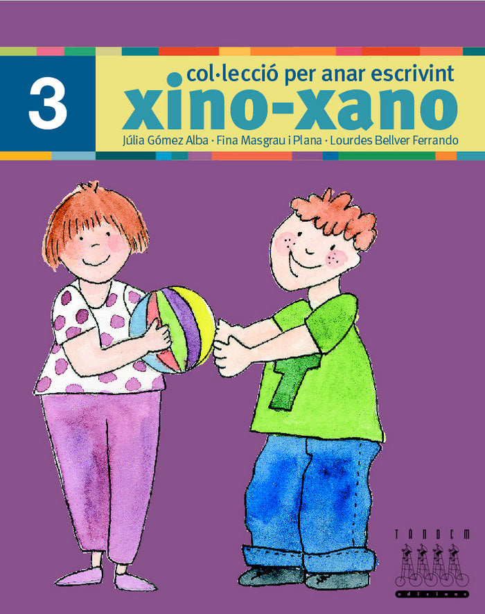 Xino-Xano 3 cat escriptura, de Fina Masgrau, Júlia Gómez, Lourdes Bellver | portada del libro