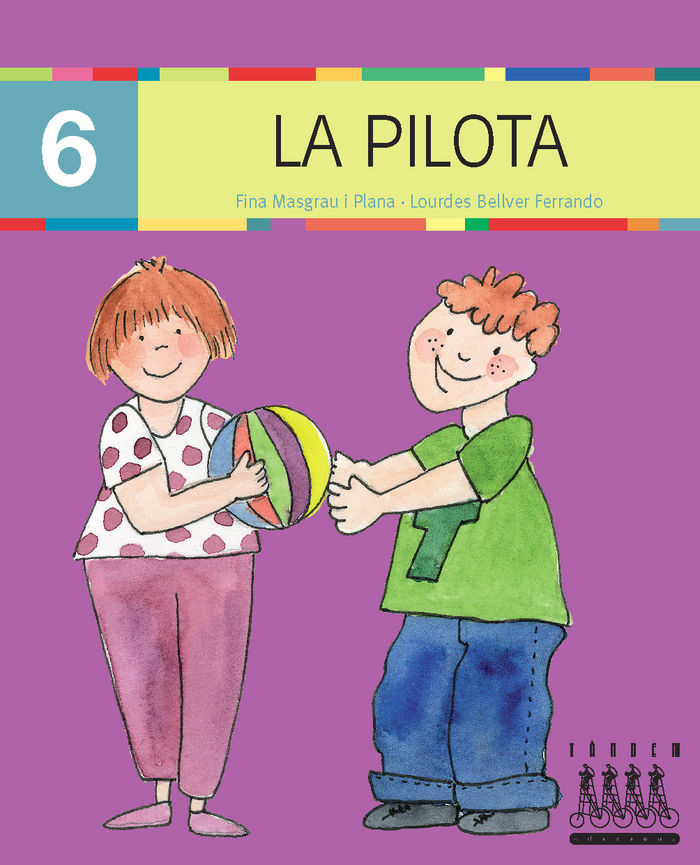 LA PILOTA (Català oriental i MAJÚSCULA), de Lourdes Bellver | portada del libro