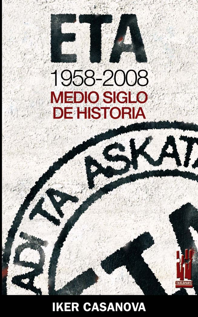 ETA 1958-2008, de Casanova Alonso, Iker | portada del libro