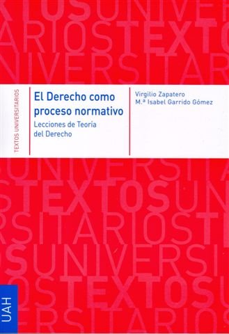 El derecho como proceso normativo, de Zapatero | portada del libro