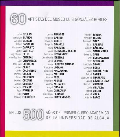 60 Artistas del Museo Luis González Robles | portada del libro