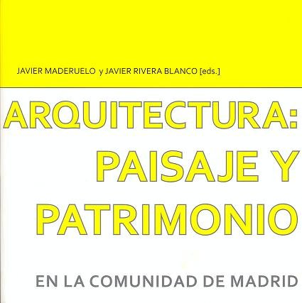 Arquitectura: Paisaje y Patrimonio, de Varios autores | portada del libro