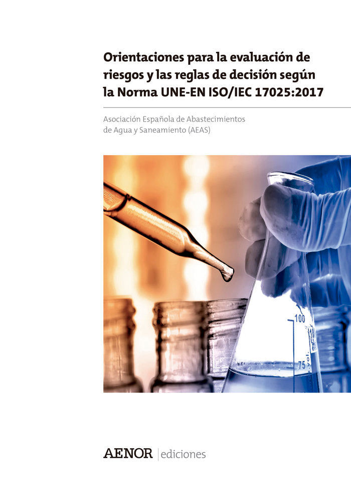 Orientaciones para la evaluación de riesgos y las reglas de decisión según la Norma UNE-EN ISO/IEC 1 | portada del libro