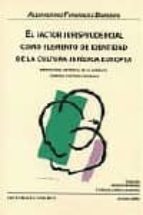 FACTOR JURISPRUDENCIAL COMO ELE, de Alejandrino Fernández Barreiro | portada del libro