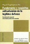 FUNDAMENTO Y REQUISITOS ESTRUCTURA, de IGLESIAS RIO | portada del libro