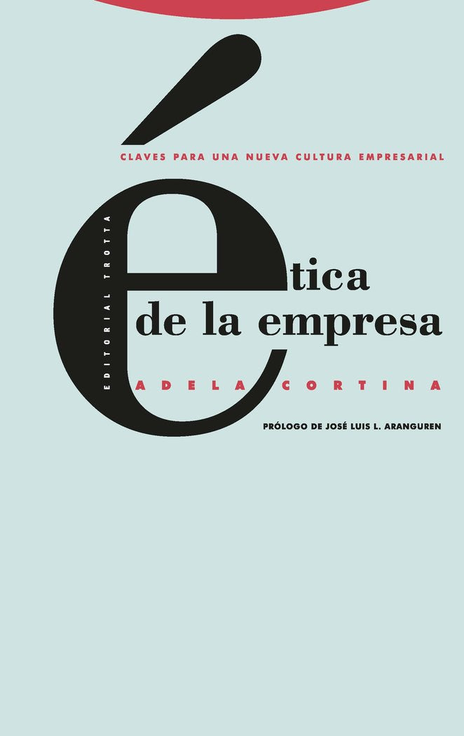 ETICA DE LA EMPRESA, de CORTINA | portada del libro