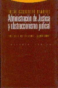 ADMINISTRACION JUSTICIA OBSTRUCIO.JUDICIAL, de Cantarero Bandrés | portada del libro