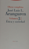 ARANGUREN O.C VOL 3 ETICA Y SOCIEDAD, de López Aranguren | portada del libro