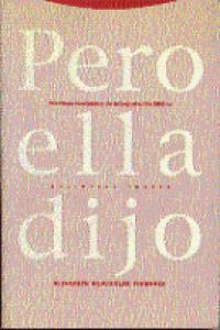 PERO ELLA DIJO, de Schüssler Fiorenza | portada del libro