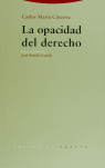 OPACIDAD DEL DERECHO,LA, de CARCOVA | portada del libro
