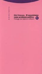 MONOTEISMO COMO PROBLEMA POLITICO,EL, de Erik Peterson | portada del libro