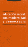 EDUCACION MORAL POSTMODERNIDAD Y DEMOCRACIA NE, de Rubio Carracedo | portada del libro