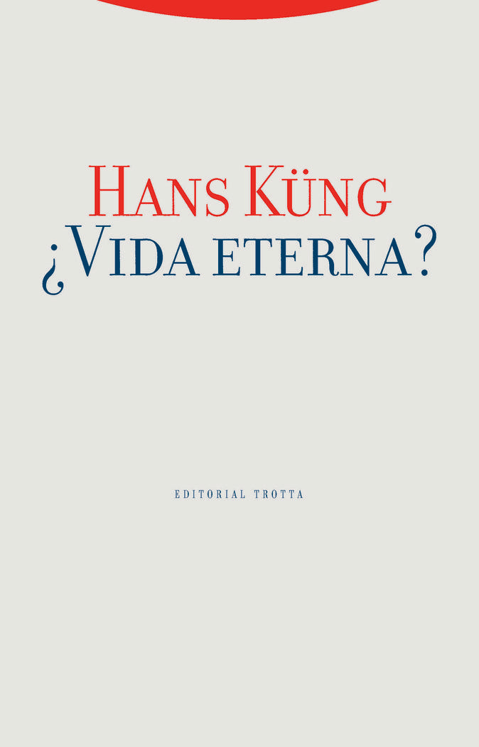 VIDA ETERNA, de Küng | portada del libro