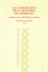 CONCEPCION DE LA FILOSOFIA EN AVERROES,LA, de Maiza Ozcoidi | portada del libro