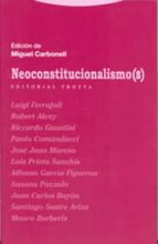 NEOCONSTITUCIONALISMO 4ｦED, de Varios autores | portada del libro
