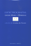 ESPECTROGRAFIAS DESDE MARX Y DERRIDA, de PERETTI | portada del libro