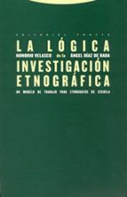 LOGICA DE LA INVESTIGACION ETNOGRAFICA,LA 6ｦED, de Honorio Velasco | portada del libro