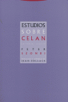 ESTUDIOS SOBRE CELAN, de Szondi | portada del libro