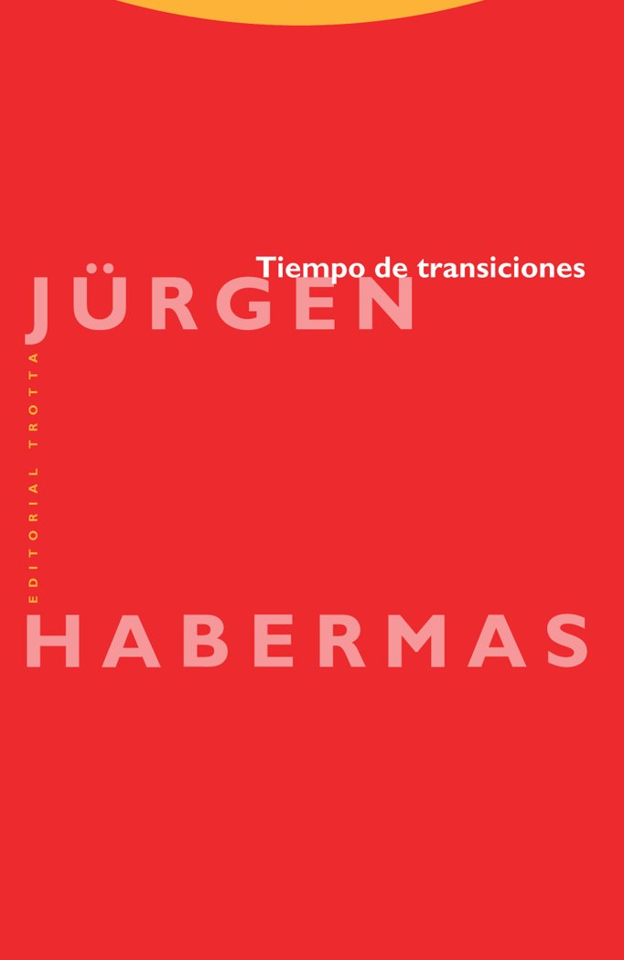 TIEMPO DE TRANSICIONES 2ｦED, de Habermas | portada del libro