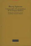 COMPENDIO DE GRAMATICA DE LA LENGUA HEBREA, de SPINOZA | portada del libro