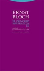 PRINCIPIO ESPERANZA,EL 3, de Ernst Bloch | portada del libro