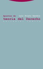 APUNTES DE TEORIA DEL DERECHO 14ｦED, de Luis Prieto Sanchís | portada del libro