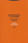SENTIMIENTO Y CREACION, de Rupérez | portada del libro