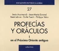Profecías y oráculos - I, de Asurmendi Ruiz, Jesús María | portada del libro