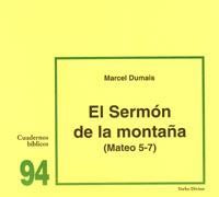 El Sermón de la montaña (Mt 5-7), de Dumais, Marcel | portada del libro