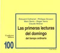 Las primeras lecturas del domingo del Tiempo Ordinario, de Cothenet, Edouard | portada del libro