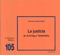 La justicia en el Antiguo Testamento, de Verkindère, Gérard | portada del libro