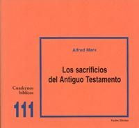 Los sacrificios del Antiguo Testamento, de Marx, Alfred | portada del libro