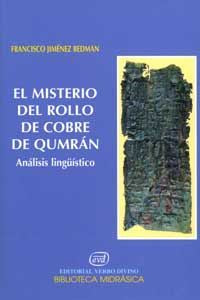 El misterio del rollo de cobre de Qumrán, de Jiménez Bedman, Francisco | portada del libro