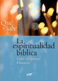 Qué se sabe de... La espiritualidad bíblica, de Aizpurúa Donazar, Fidel | portada del libro