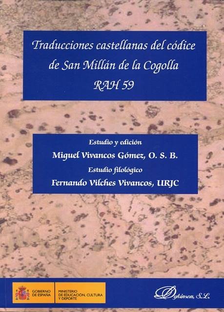 Traducciones castellanas del Códice de San Millán de la Cogolla RAH 59 | portada del libro