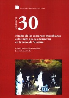 ESTUDIO DE LOS CONSORCIOS MICROBIANOS COLOREADOS QUE SE ENCUENTRAN EN LA CUEVA D | portada del libro