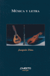 MUSICA Y LETRA, de DIAZ | portada del libro