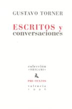 ESCRITOS Y CONVERSACIONES PT-277, de Gustavo Torner | portada del libro
