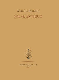 SOLAR ANTIGUO, de MORENO | portada del libro