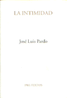 INTIMIDAD, LA   *, de Pardo | portada del libro