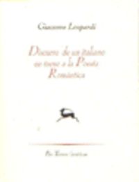 DISCURSO DE UN ITALIANO PT-376, de Leopardi | portada del libro