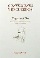 CONFESIONES Y RECUERDOS PT-479, de D¿Ors | portada del libro