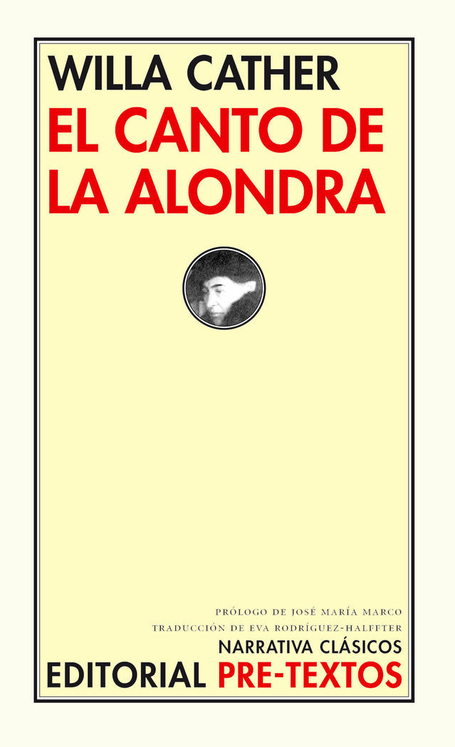 CANTO DE LA ALONDRA  NC-13, de Cather | portada del libro