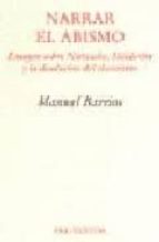 NARRAR EL ABISMO PT-522, de Manuel Barrios | portada del libro