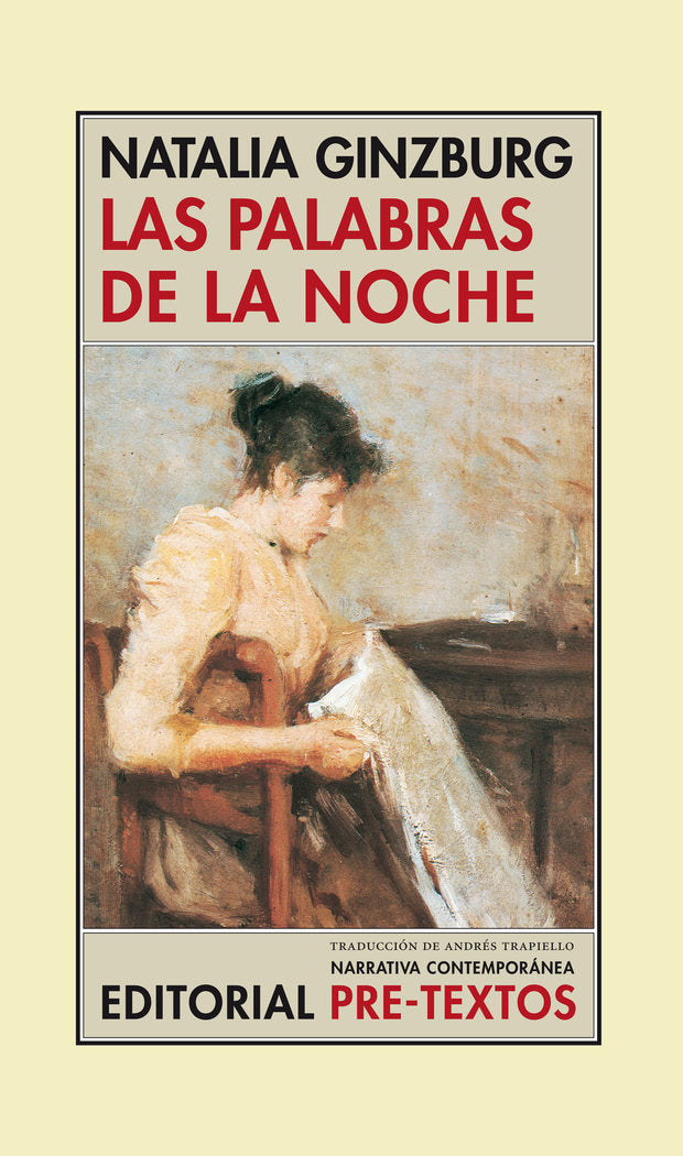 PALABRAS DE LA NOCHE NCO-4  *, de Ginzburg (italiana) | portada del libro