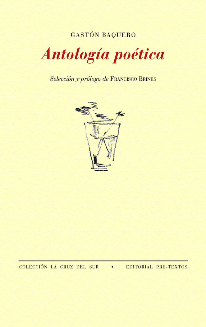 ANTOLOGIA POETICA BAQUERO PT-591, de Baquero | portada del libro