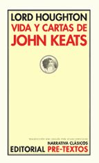 VIDA Y CARTAS DE JOHN KEATS NC-20, de Lord Houghton | portada del libro