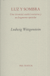 LUZ Y SOMBRA PT-822   *, de Wittgenstein | portada del libro