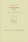 IGNORANTE PT-834, de Jaccottet | portada del libro