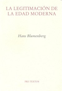 LEGITIMAZION DE LA EDAD MODERNA PT-944   *, de Blumenberg | portada del libro